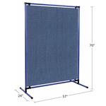 FeatherLite, Panel Fabric, Blue Frame